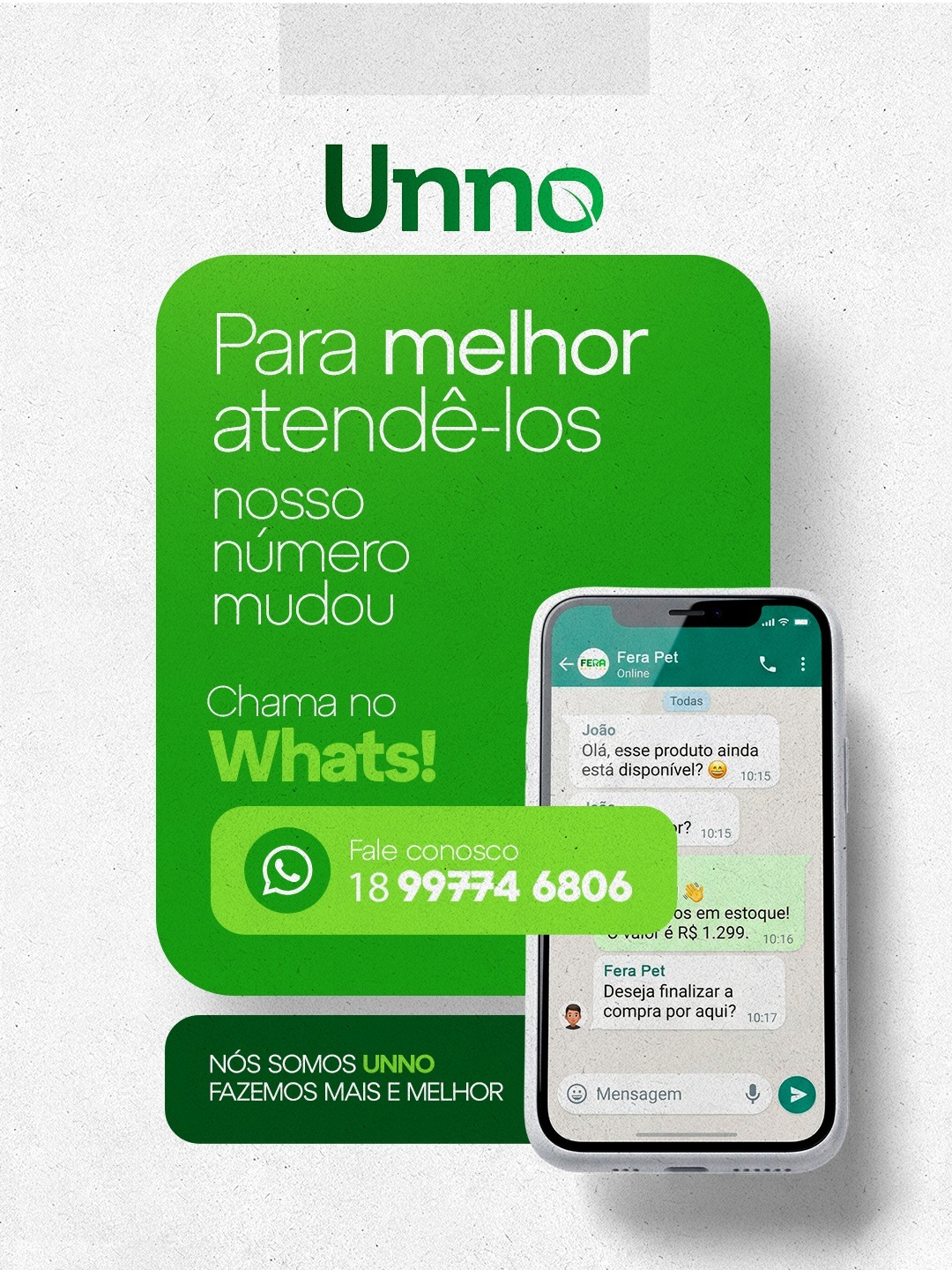 NOSSO NÚMERO MUDOU